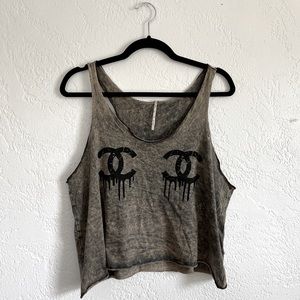 Knock off channel tank